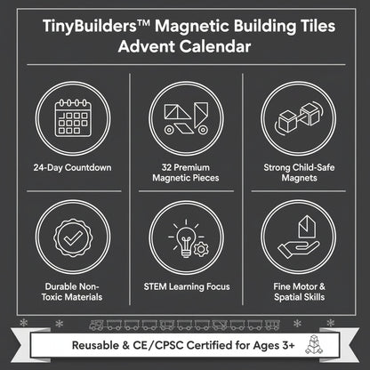 The TinyBuilders™ Magnetic Advent Calendar